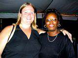 St Kitts and Nevis Travel Forum Members and Friends at Mr X Shiggidy Shack in August 2004