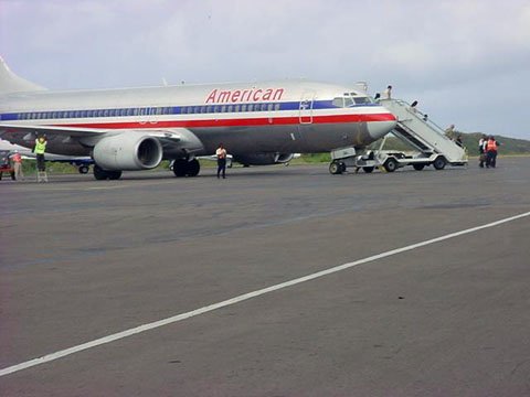 Photo of American Airlines at Robert L Bradshaw International Airport in St. Kitts