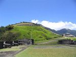 View of the Western Place of Arms from the Prince of Wales Bastion at Brimstone Hill Fortress National Park, St. Kitts 